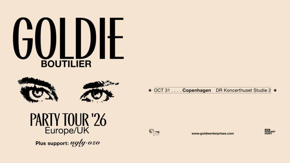 Goldie Boutilier (+ support: Ugly Ozo) - 31. oktober - Studie 2