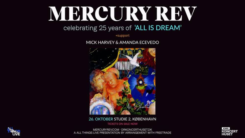 Mercury Rev (+support: Mick Harvey & Amanda Acevedo) - 26. oktober - Studie 2