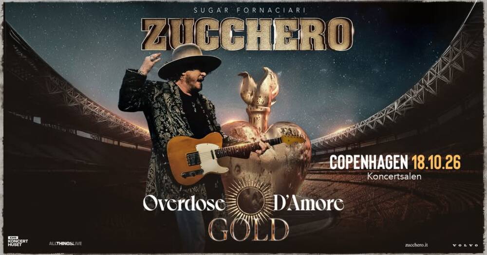 Venteliste! Zucchero - DR Koncerthuset - 18. oktober