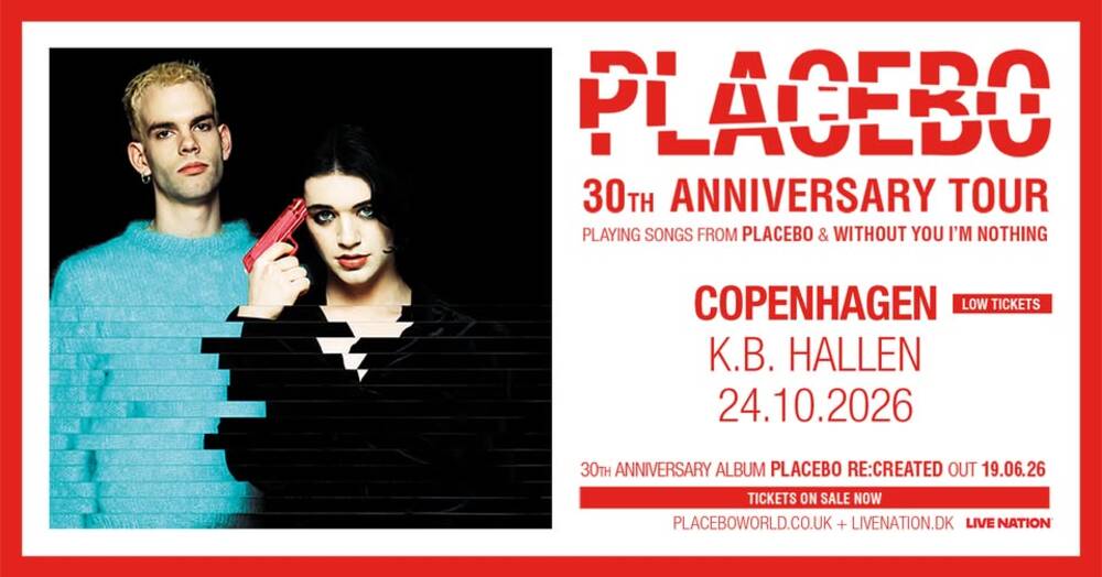 Placebo [Special guest: Kallsup] // K.B. Hallen // 24. oktober 2026 // VENTELISTE