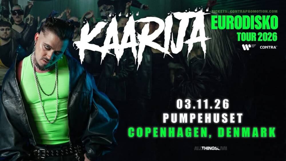 Waiting List! Käärijä + Special Guest: Little Sis Nora - EURODISKO-TOUR - Pumpehuset November 3.