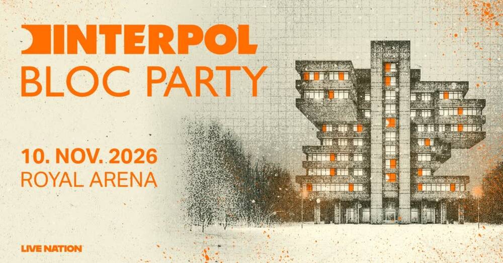 Interpol & Bloc Party // Royal Arena // 10. november 2026